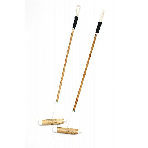 2 POLO STICKS ROOT CANE MALLETS POLO STICK  POLO MALLETS ROOT CANE USA STOCK