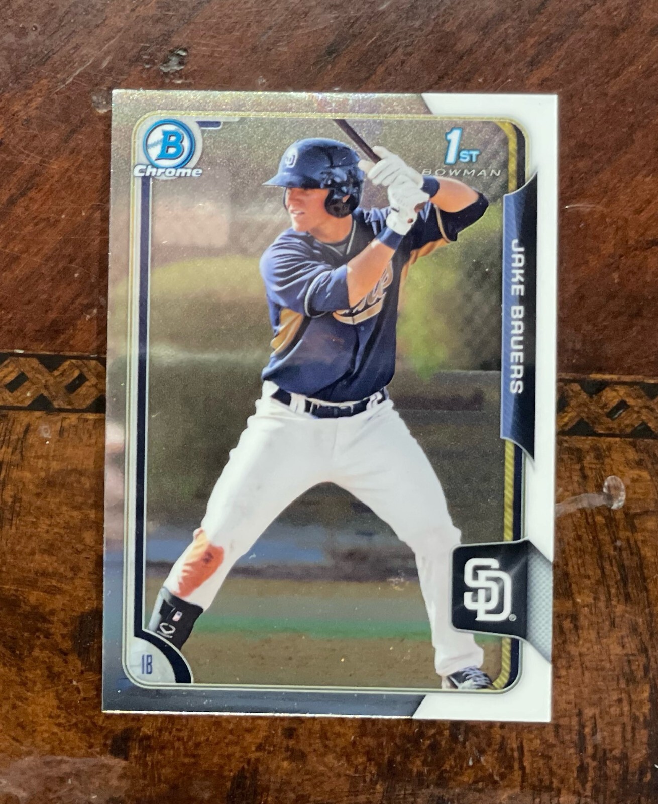 JAKE BAUERS- 2015 Bowman Chrome Prospects #BCP132    FS  QTY