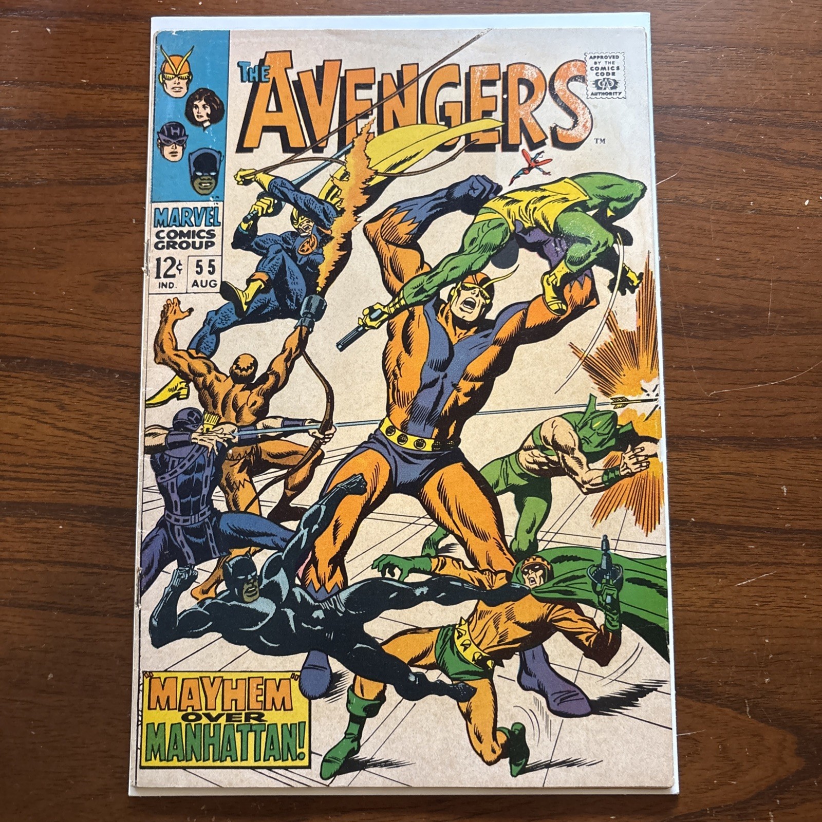 Avengers #55 Marvel 1968 1st Full App. Ultron Visionquest Major Villain Key