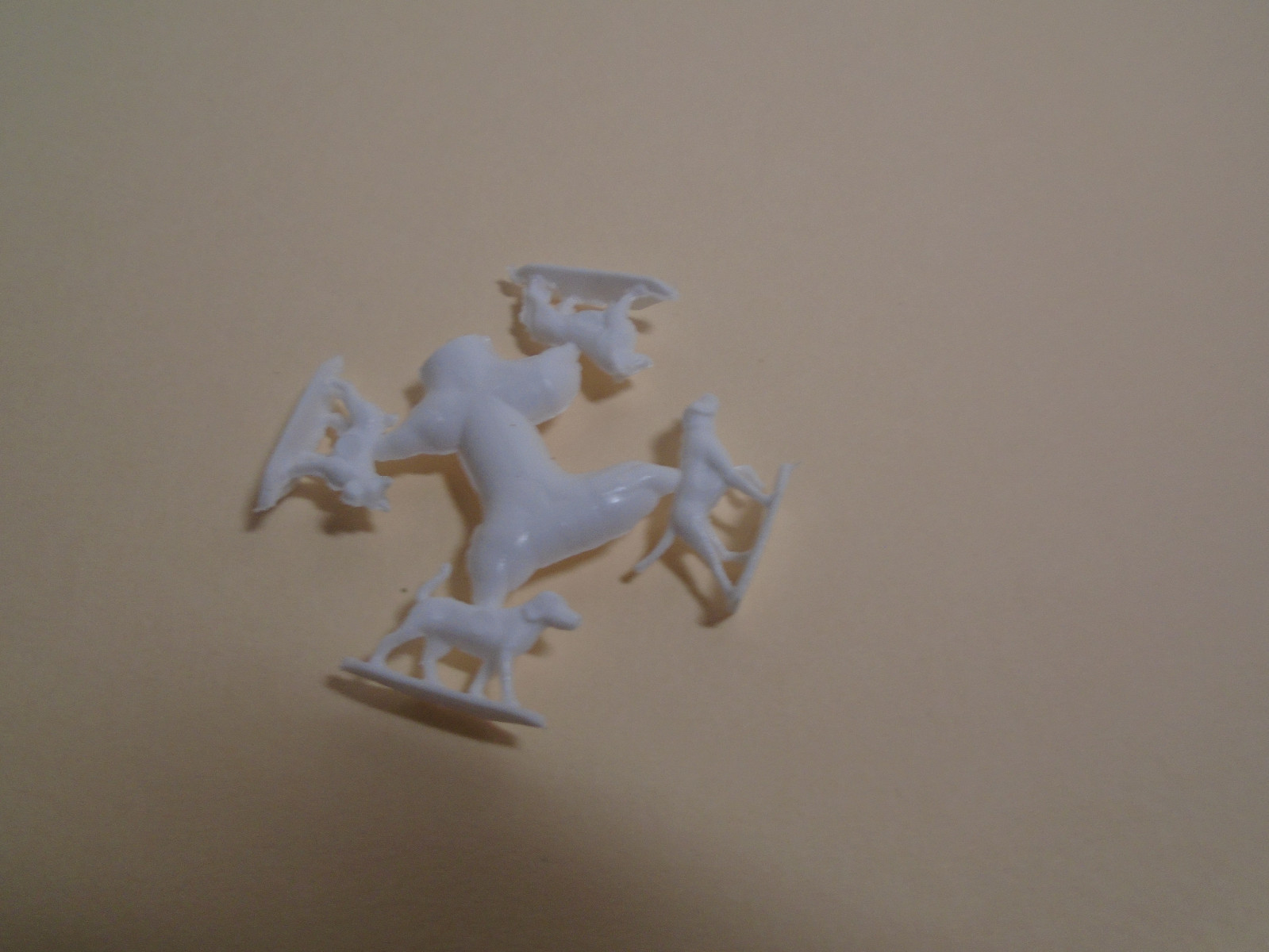 Matchbox Lesney Replacement Set of 4 Show Dogs for# 50-C Ford Kennel Truck.  