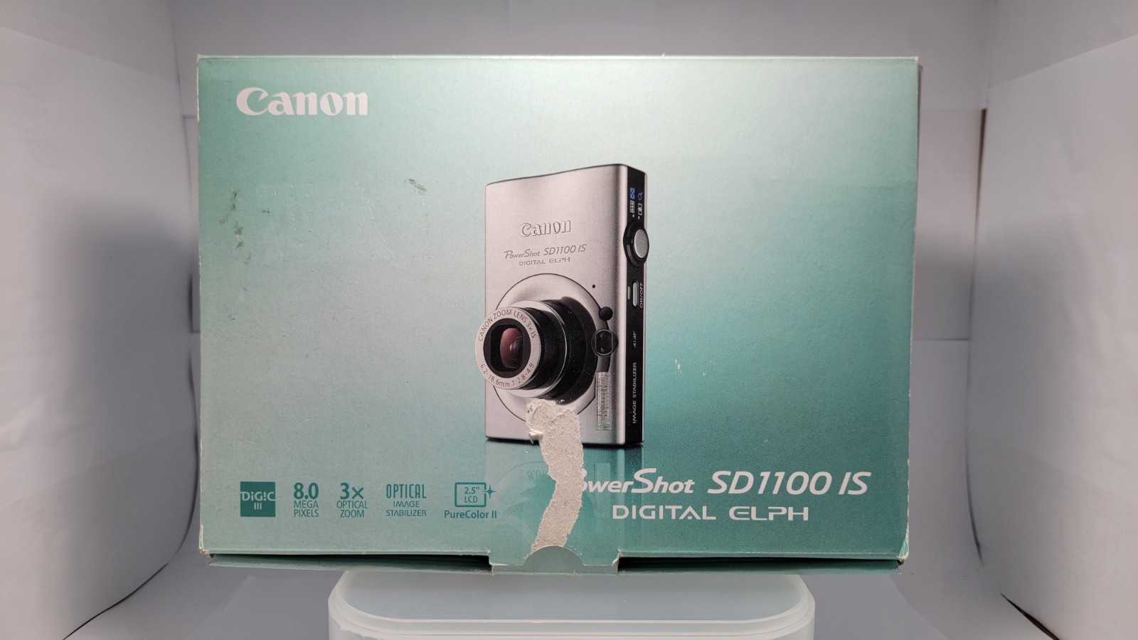 Canon Powershot SD1100 IS Silver Digital Camera Elph 8.0MP *WORKING* Canon Powershot SD1100 IS Silver Digital Camera Elph 8.0MP *WORKING*