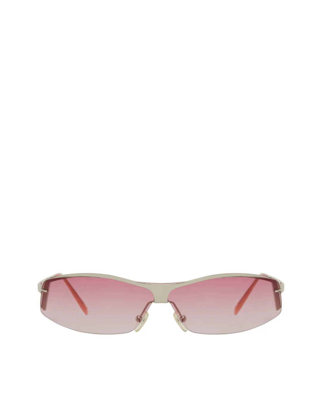 American Deadstock Y2K Dopamine Shield Sunglasses - Pink