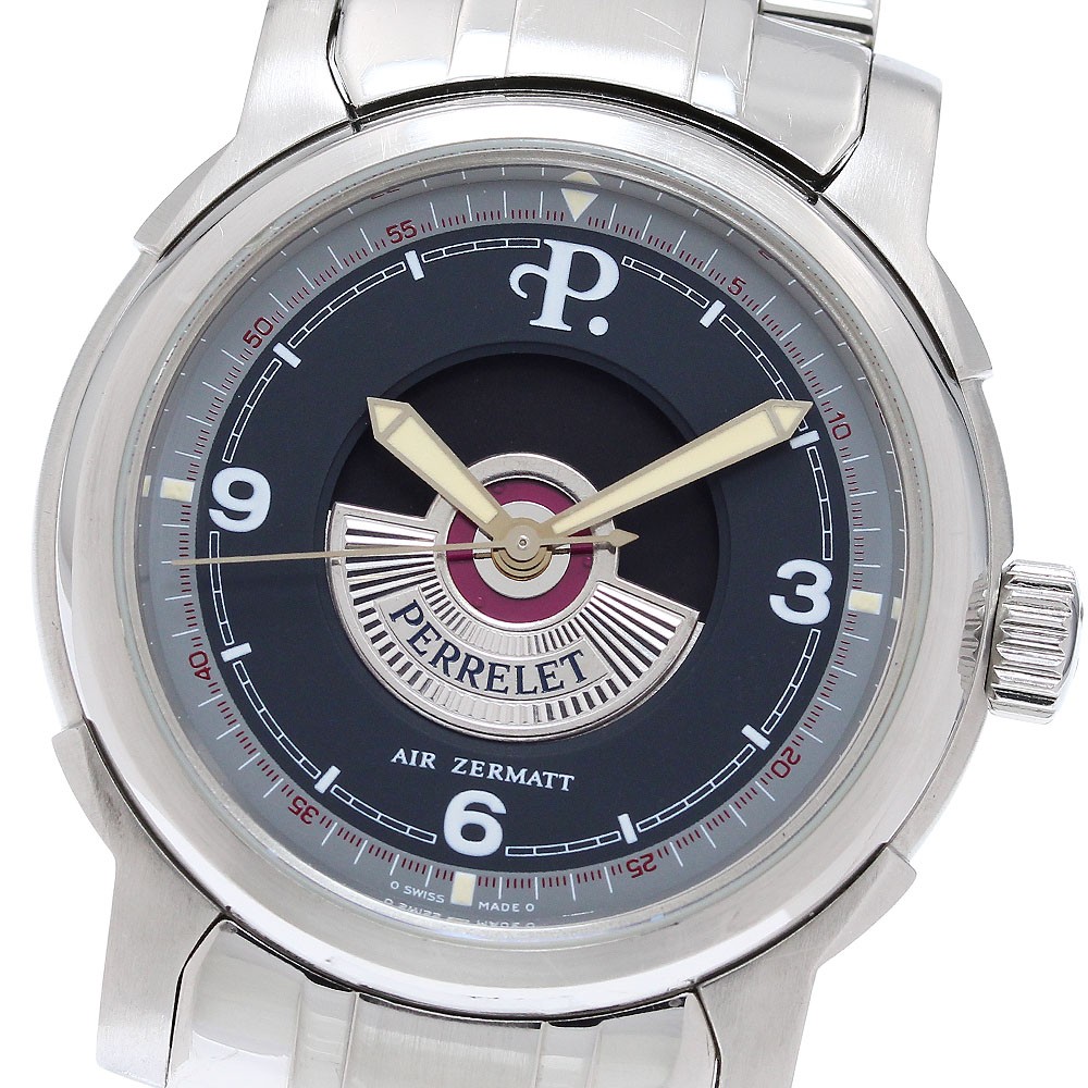 PERRELET Air Zermatt Date black Dial Automatic Men\'s Watch_964639