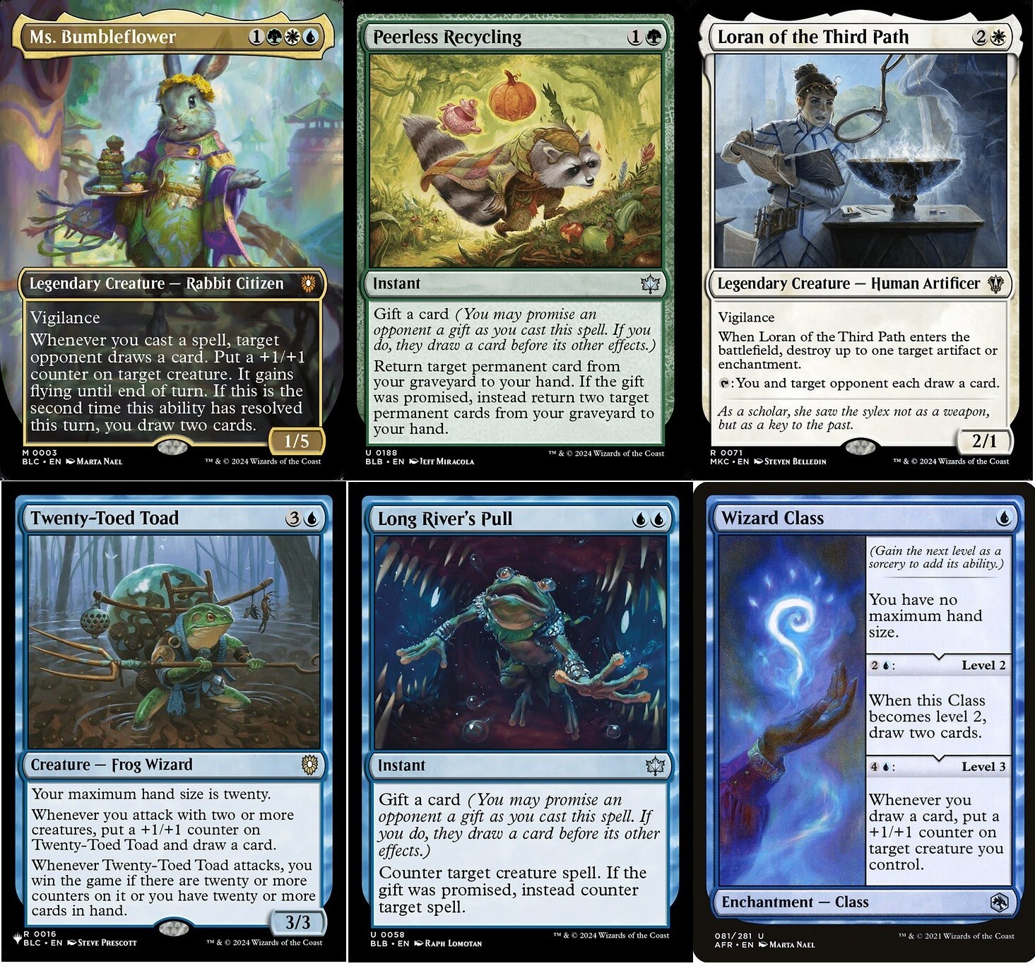 Ms. Bumbleflower Commander Deck - 100 Magic Cards EDH -   Twenty-Toed Toad - NM