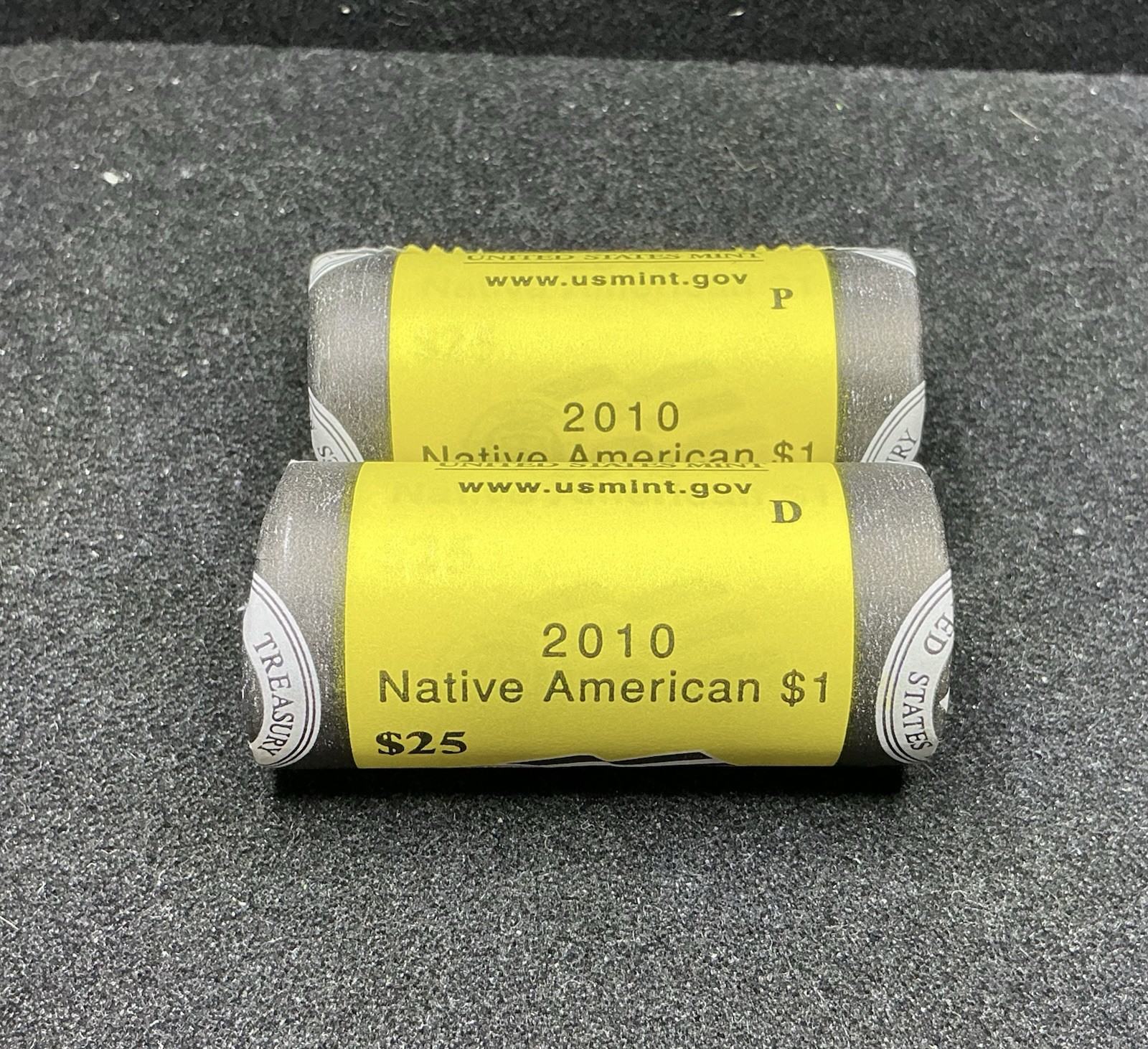 2010 P & D Native American Dollar Rolls Sacagawea Great Law of Peace $50 US Mint 2010 P & D Native American Dollar Rolls Sacagawea Great Law of Peace $50 US Mint