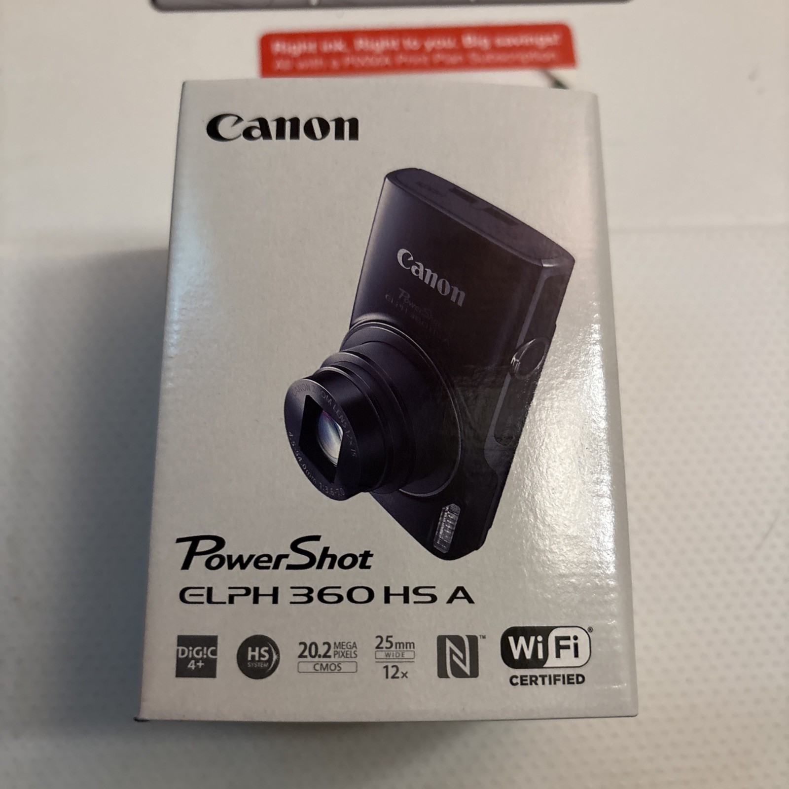 Canon PowerShot ELPH 360 HS A Digital Camera (Black) Canon PowerShot ELPH 360 HS A Digital Camera (Black)