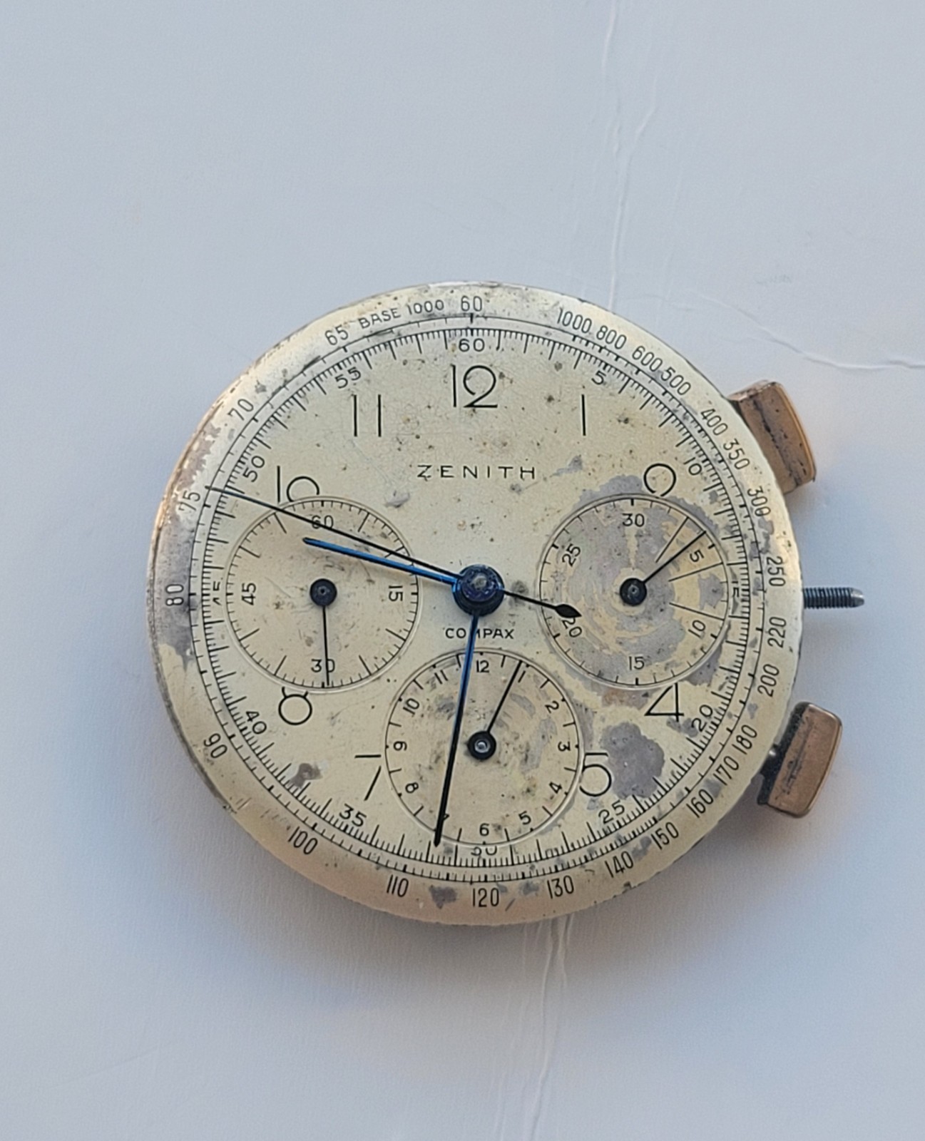 MOVEMENT ZENITH CHRONOGRAPH CAL 156 MEN\'S 34MM FOR PARTS 