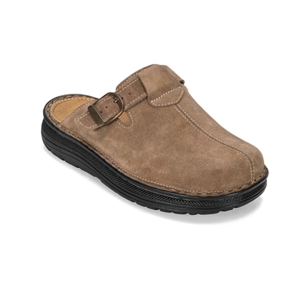  Jerusalem Sandals Nomad Women\'s Front Seam Suede Leather Clog 