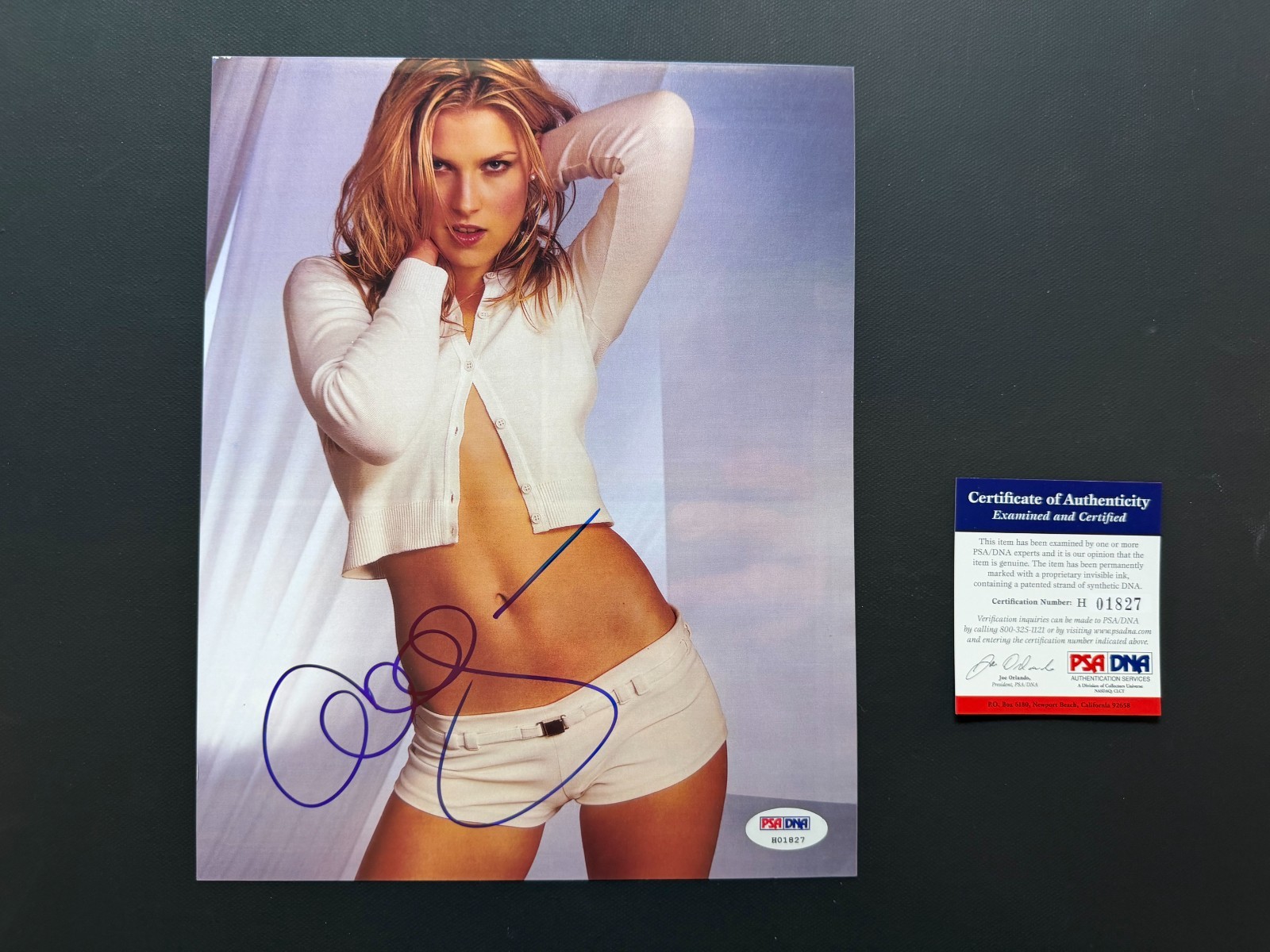 Ali Larter Rare signed autographed classic sexy Landman 8x10 photo PSA DNA coa