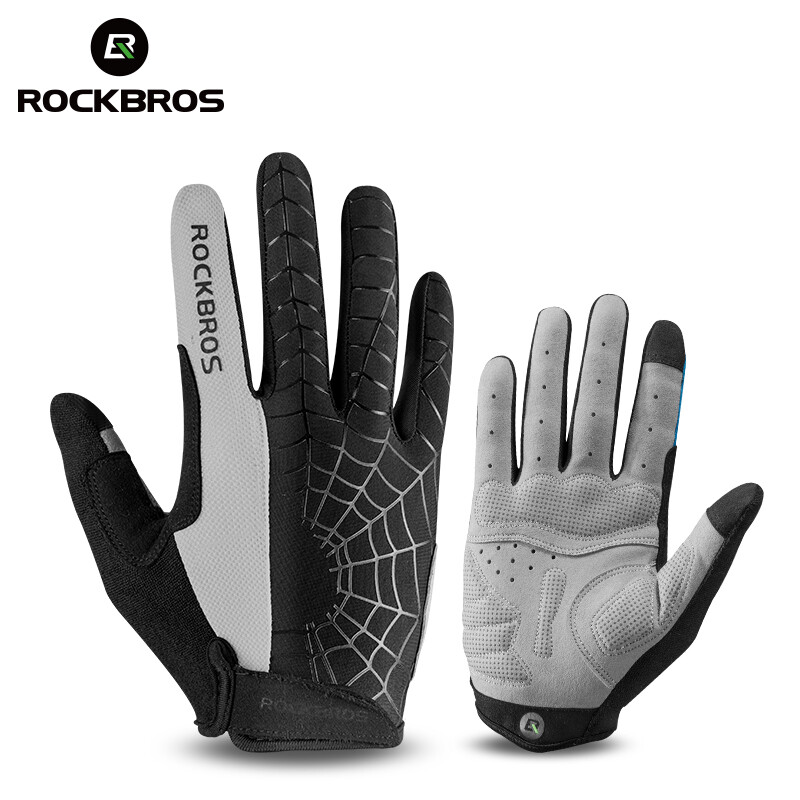 ROCKBROS Cycling Gloves Full/Half Finger Breathable Gel Pad Mountain Bike Gloves
