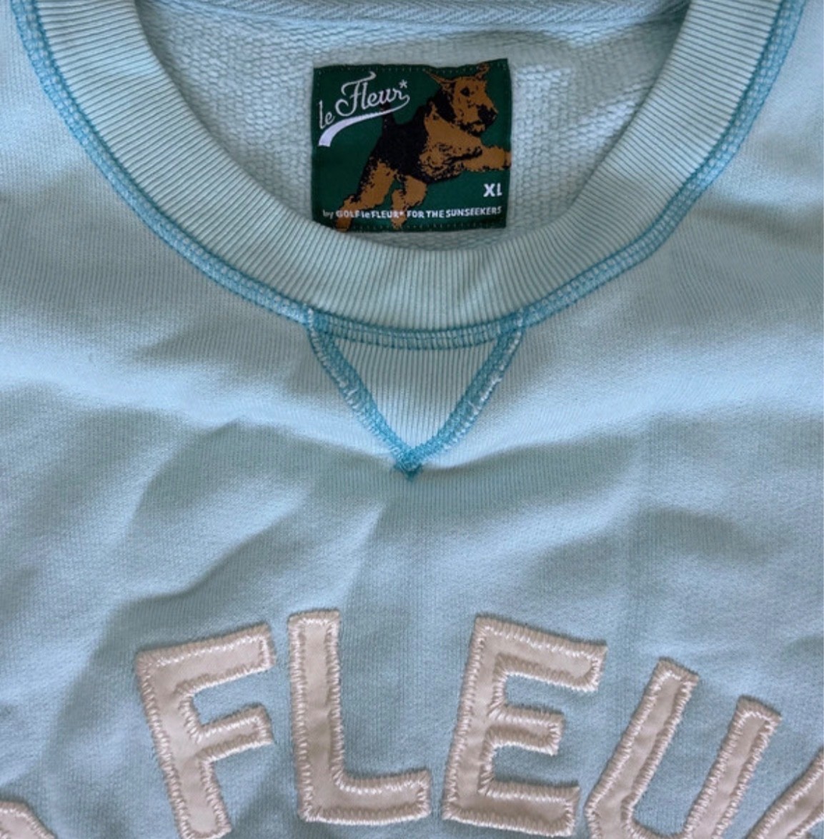 Golf le Fleur Sun Seeker Sweater, Blue XL Golf le Fleur Sun Seeker Sweater, Blue XL