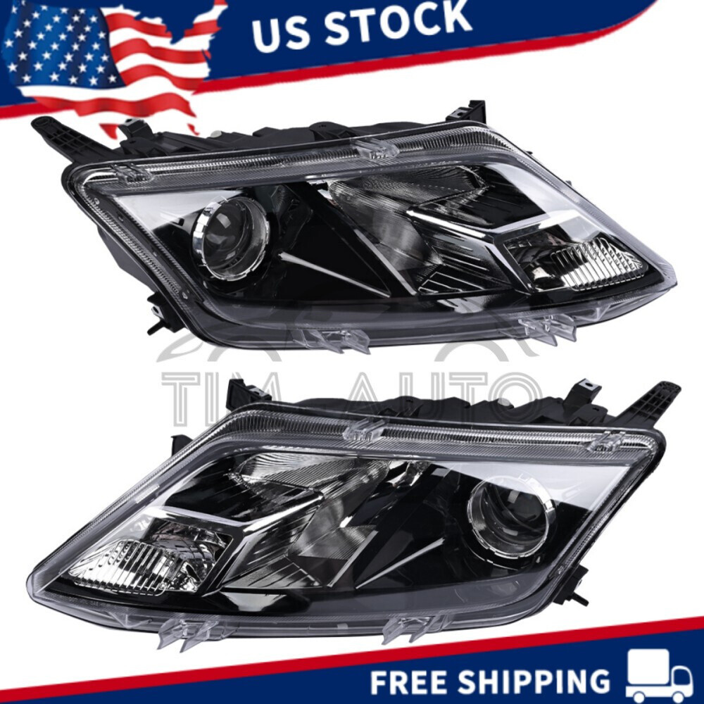 2pcs Halogen Headlamps For 2010-2012 Ford Fusion Pair Left+Right Pair 2pcs Halogen Headlamps For 2010-2012 Ford Fusion Pair Left+Right Pair