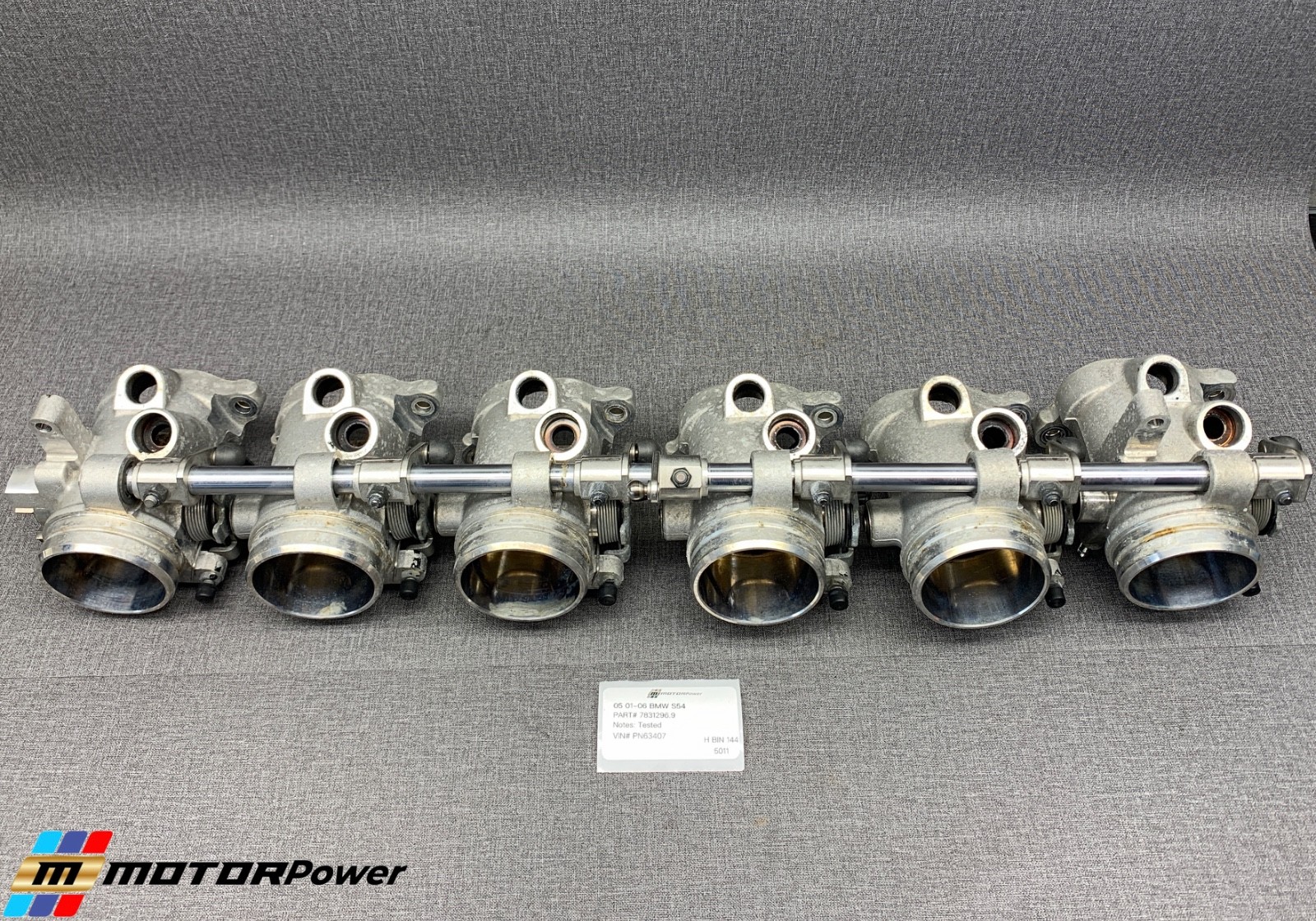 01-06 BMW M3 Z3 Z4 S54 ITB Individual Throttle Bodies Genuine OEM 7831296.9