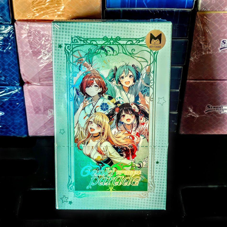 Genki Parade Vol3 Spicy Booster Box 13 Pack Trading Card Goddess Anime Waifu CCG