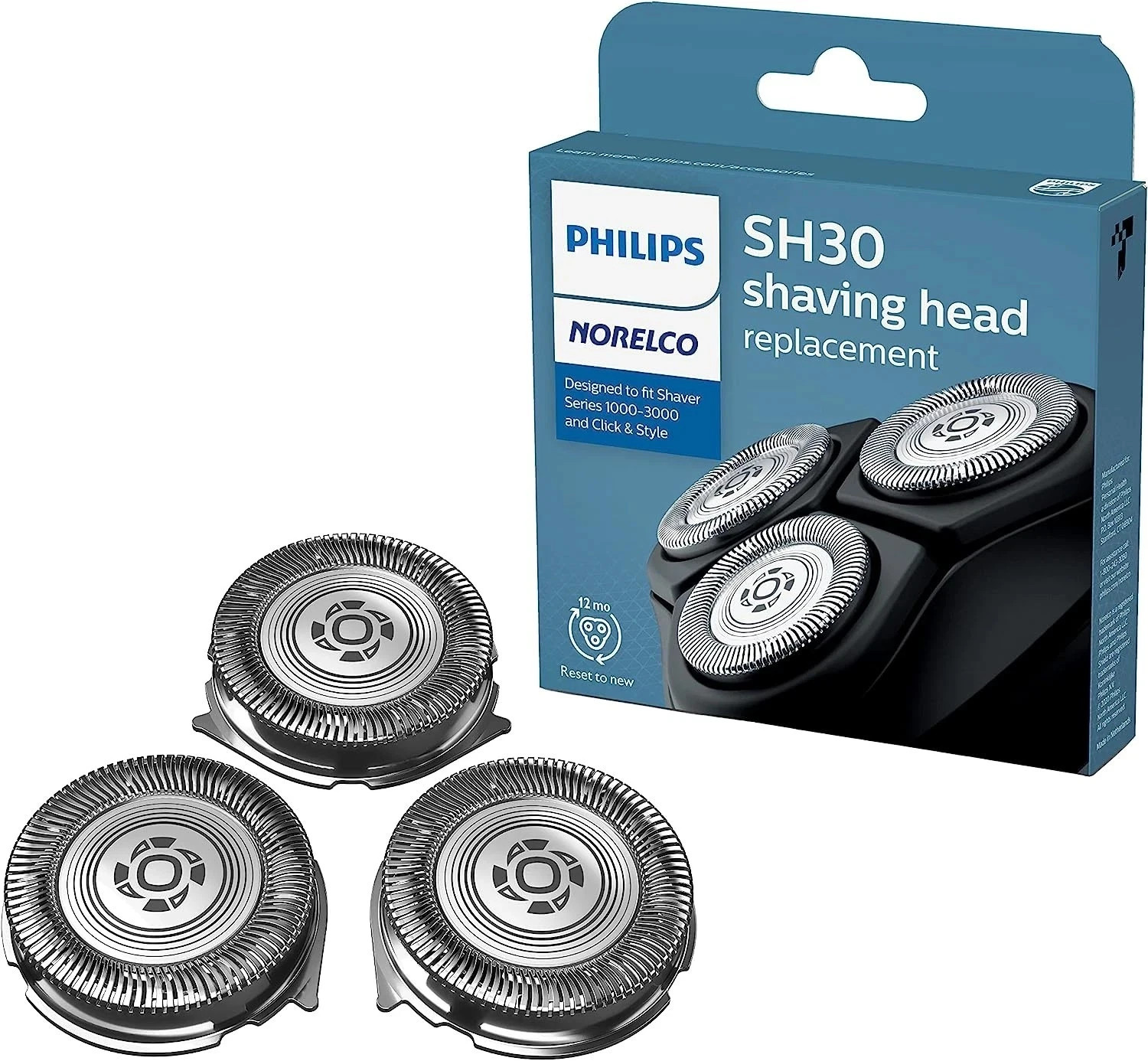 SH30 Norelco Replacement Heads For Philips Series 3000 2000 1000 Shaver Blades