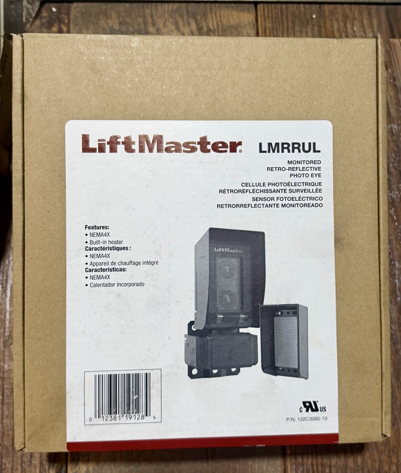 Liftmaster LMRRU LMRRUL Monitored Reflective Photo Safety Systems Gate Openers