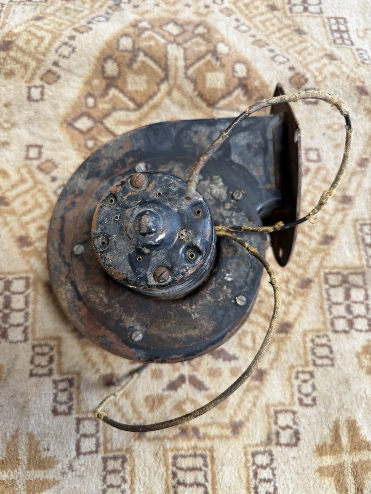 Vtg 1930s 1940s 1950s 6V Heater Blower Motor Fan Snail Housing Hot Rod Rat Ro