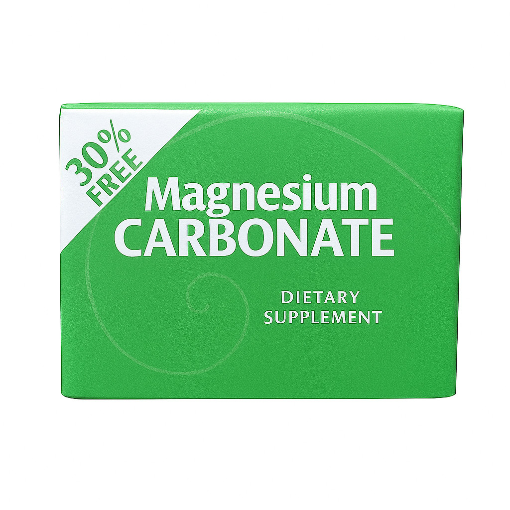 CARBONATO DE MAGNESIO 7GRAMS - TERRON DE MAGNESIO-DIETARY SUPPLEMENT (6 PACK)