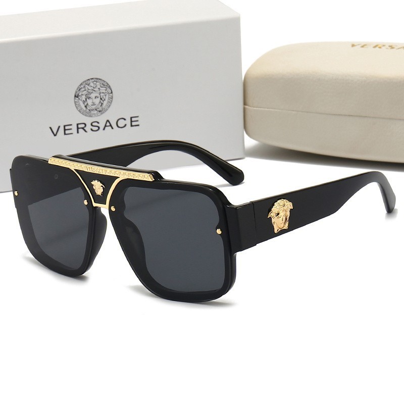 Men's Versacee Sunglasses vintage Stylish Big rimmed Square Women's glasses +Box Men's Versacee Sunglasses vintage Stylish Big rimmed Square Women's glasses +Box