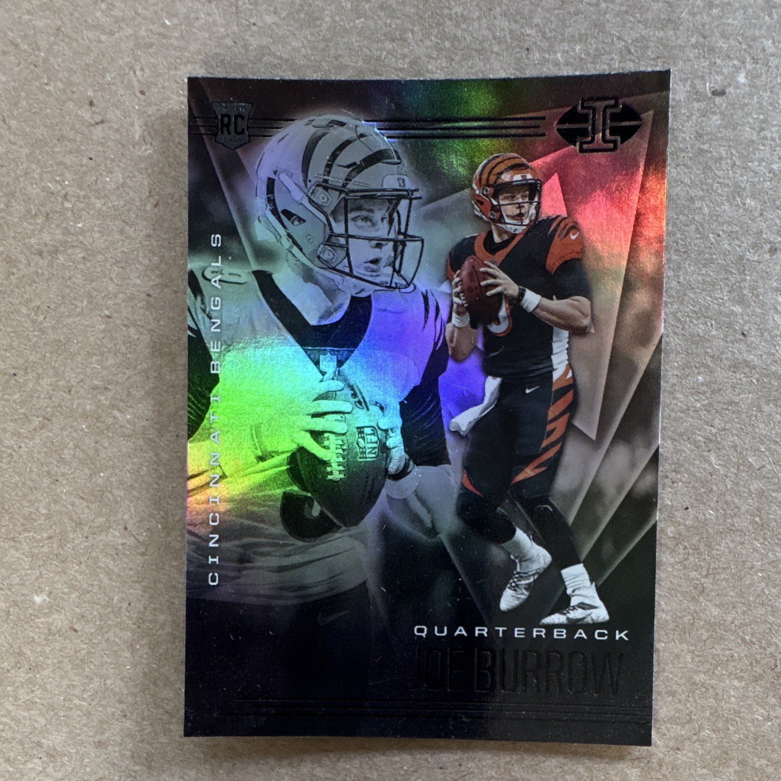Panini 2020 Illusions Joe Burrow #5 Rookie RC Cincinnati Bengals NFL Card Panini 2020 Illusions Joe Burrow #5 Rookie RC Cincinnati Bengals NFL Card