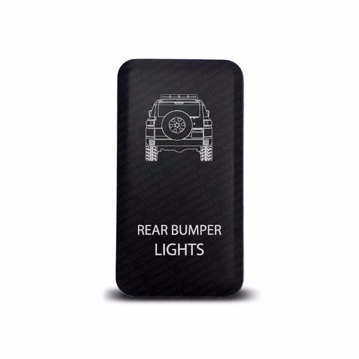CH4x4 Toyota Push Switch FJ Cruiser Rear Bumper Lights Symbol - White LED