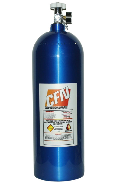 20LB Nitrous Bottle W/high flow valve, gauge and 8an blow off fitting w cap NEW