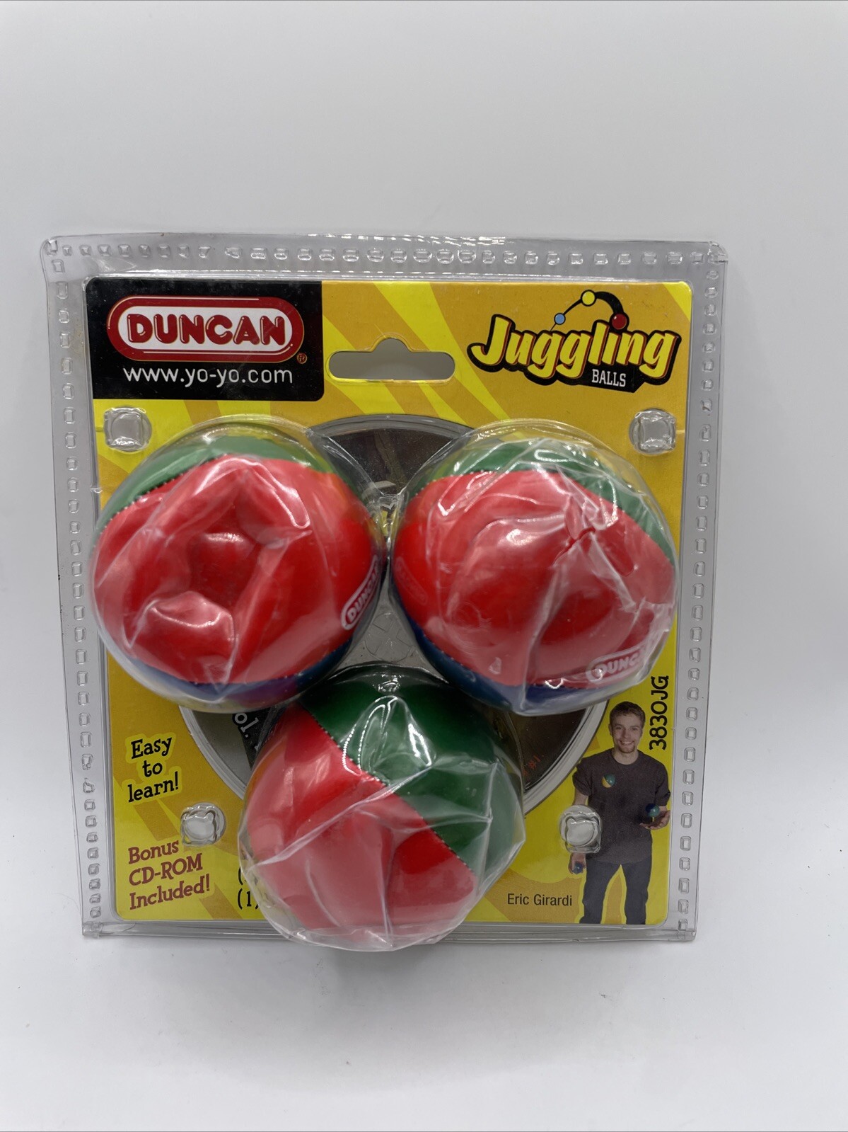 New Juggling Balls Vinyl 3 Pack By Duncan Durable Bright-Color Juggling Balls 