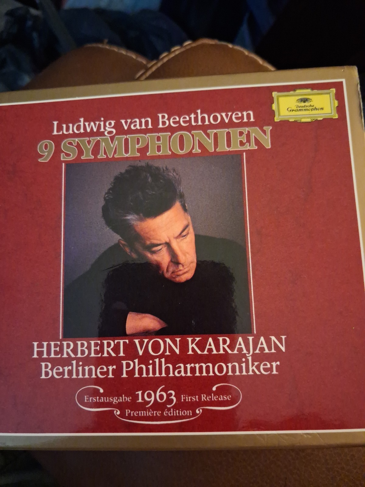 9 Symphonies Ludwig Van Beethoven Herbert Von Karajan 5 Disc CD Complete Box Set