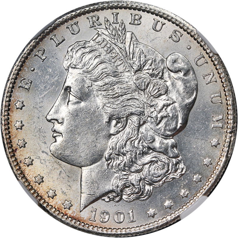 1901-S Morgan Silver Dollar NGC MS61 Key Date Nice Eye Appeal Nice Strike