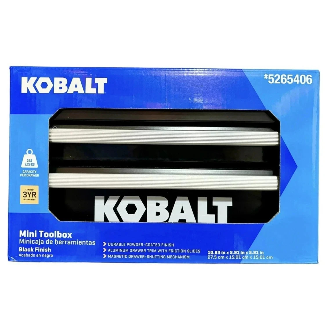 Kobalt Mini 2 Drawer Top or 3 Drawer Steel Bottom Base Tool Box Green Red Blue Kobalt Mini 2 Drawer Top or 3 Drawer Steel Bottom Base Tool Box Green Red Blue