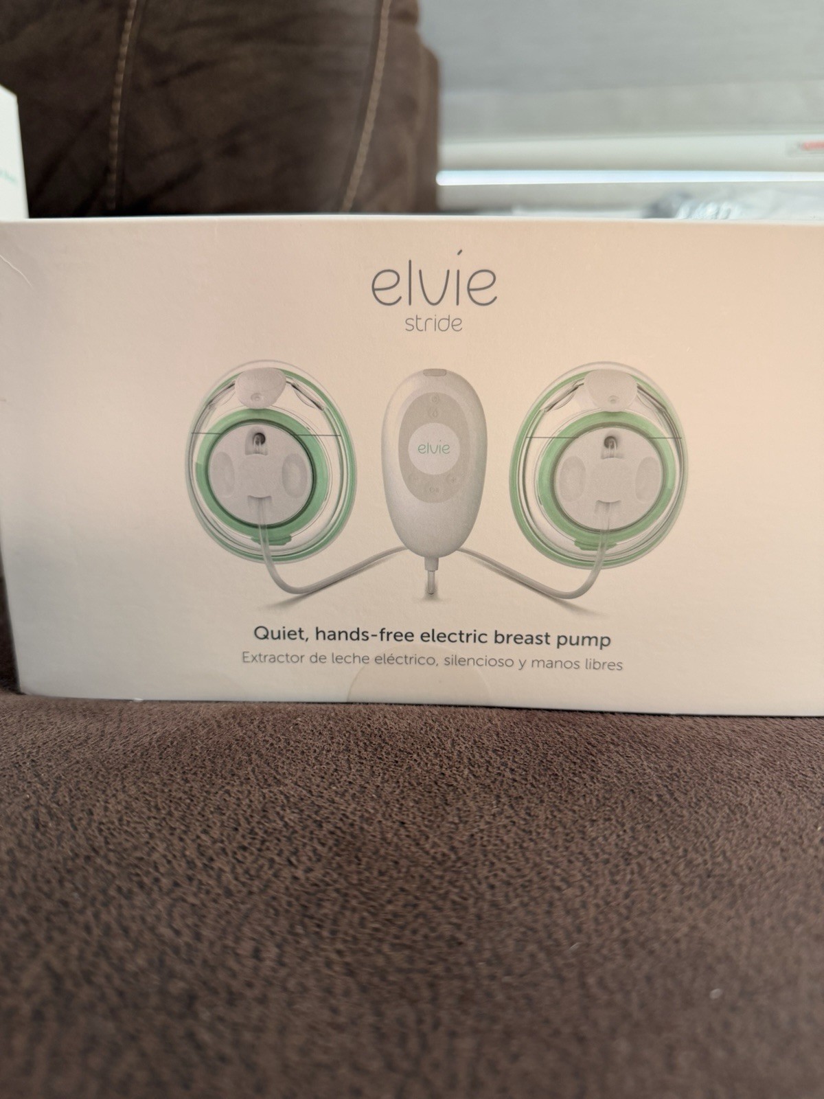 Elvie Stride Double Electric Breast Pump Hands-Free Low Noise App, Battery
