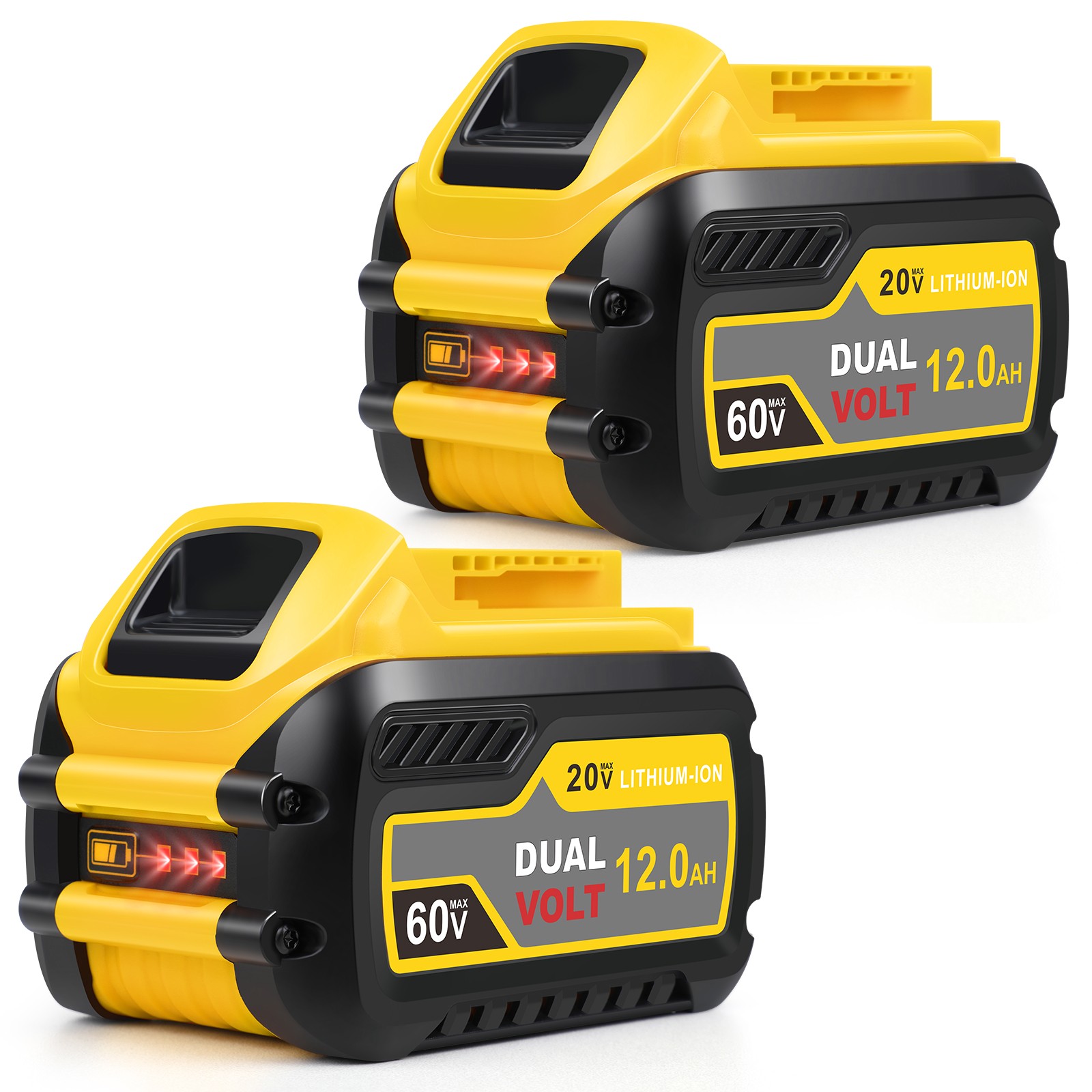 1-4 Pack 12.0AH Battery For DEWALT DCB609-2 20V 60V MAX FLEXVOLT Lithium DCB612