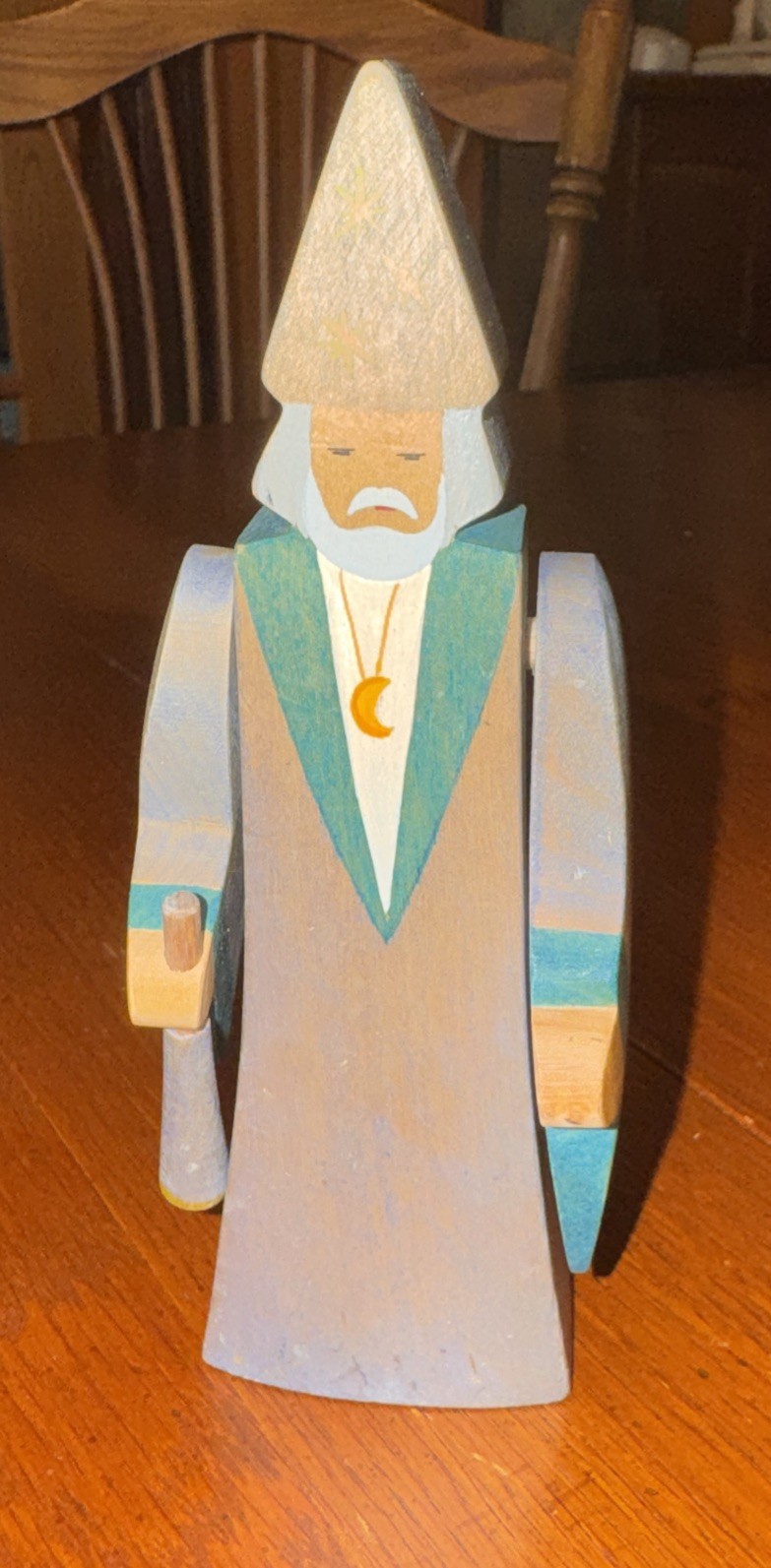 Rare Vintage Ostheimer Wooden Wizard with Spy Scope~(X) Rare Vintage Ostheimer Wooden Wizard with Spy Scope~(X)