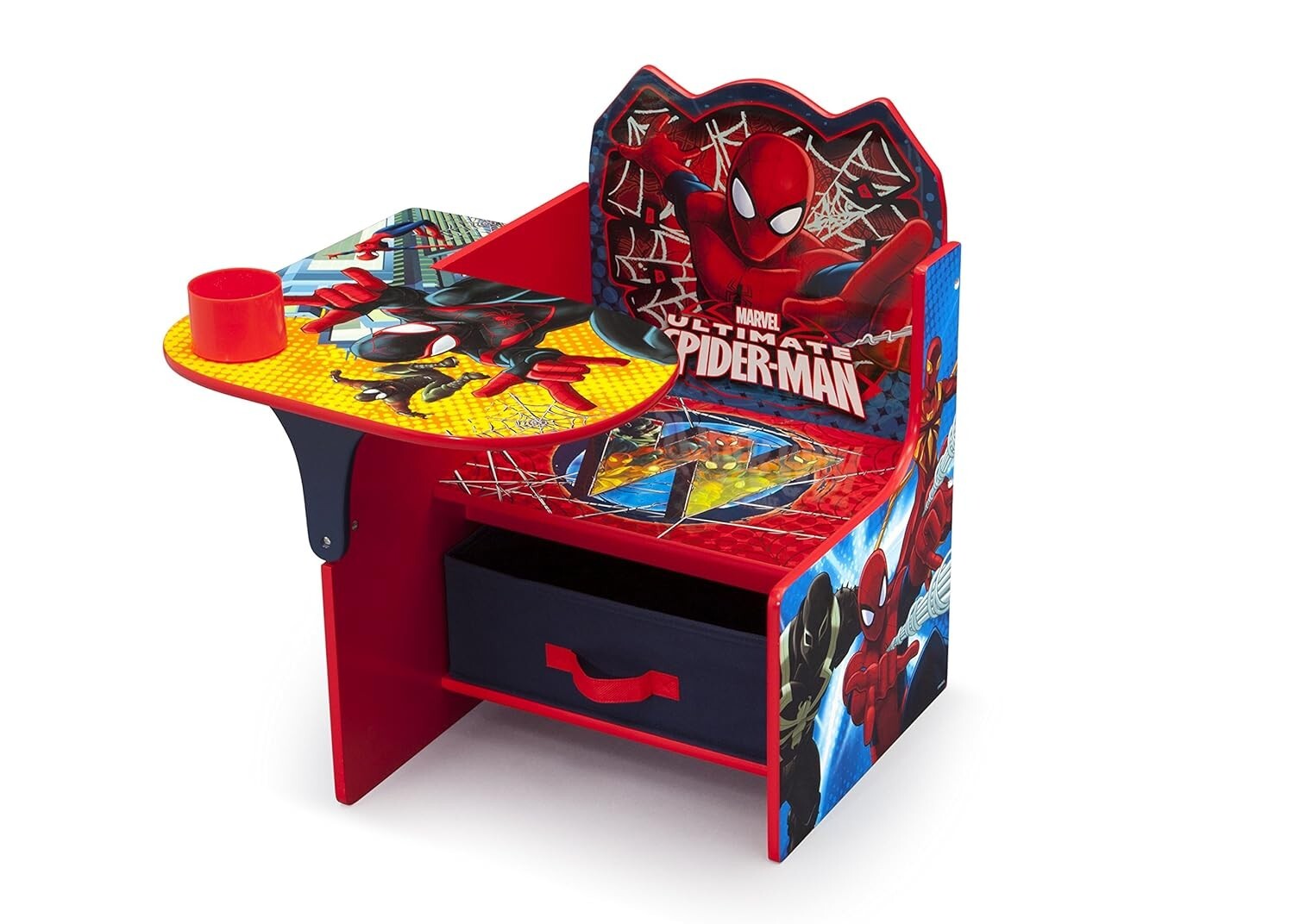 Delta Children Chair Desk With Storage Bin Spider Man Arm Rest