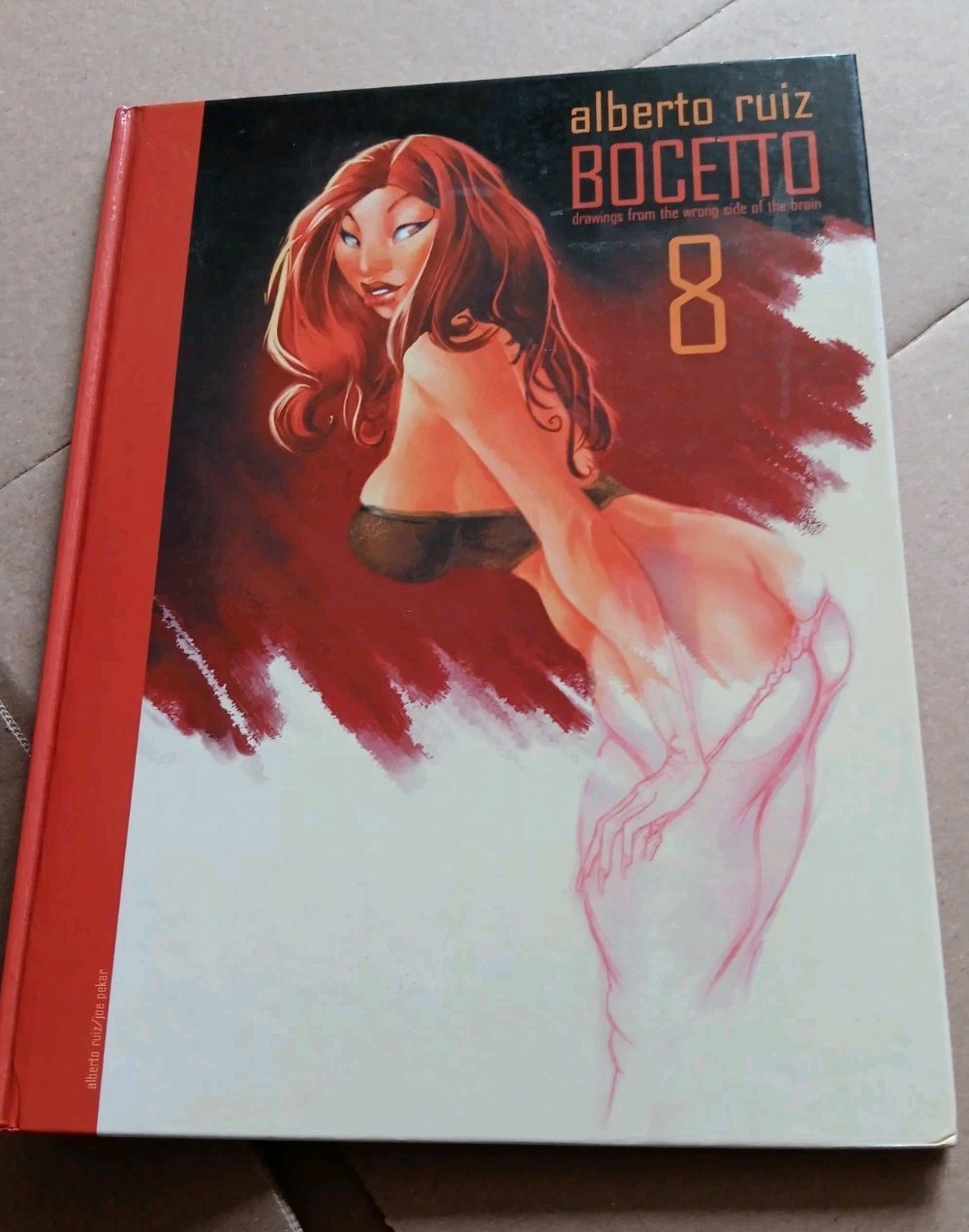 ALBERTO RUIZ Bocetto 8: Drawings Wrong Side of the Brain 2007 HARDCOVER Art Book ALBERTO RUIZ Bocetto 8: Drawings Wrong Side of the Brain 2007 HARDCOVER Art Book