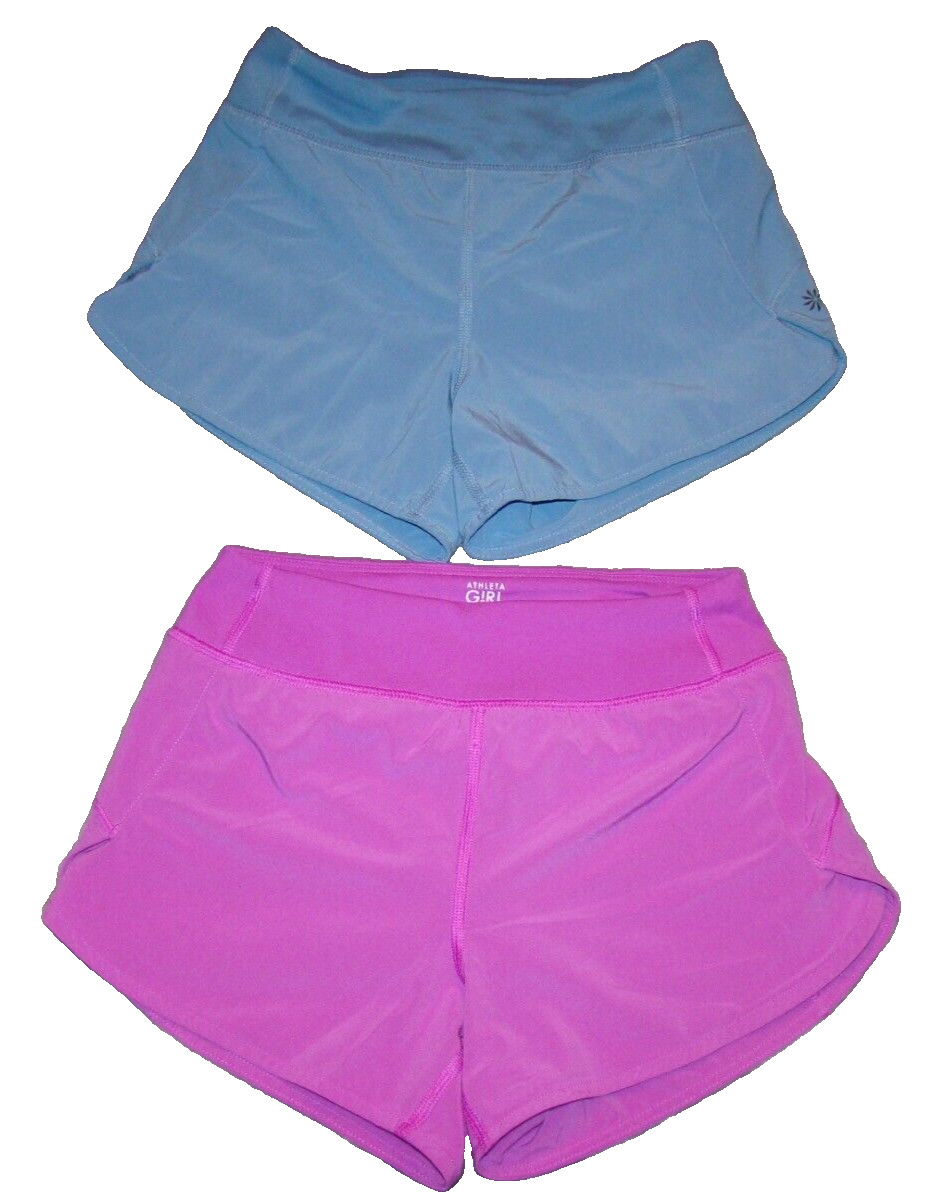 Lot of 2 ATHLETA GIRL Girls Size Small 7 RUN THE WORLD 3\ Lot of 2 ATHLETA GIRL Girls Size Small 7 RUN THE WORLD 3\