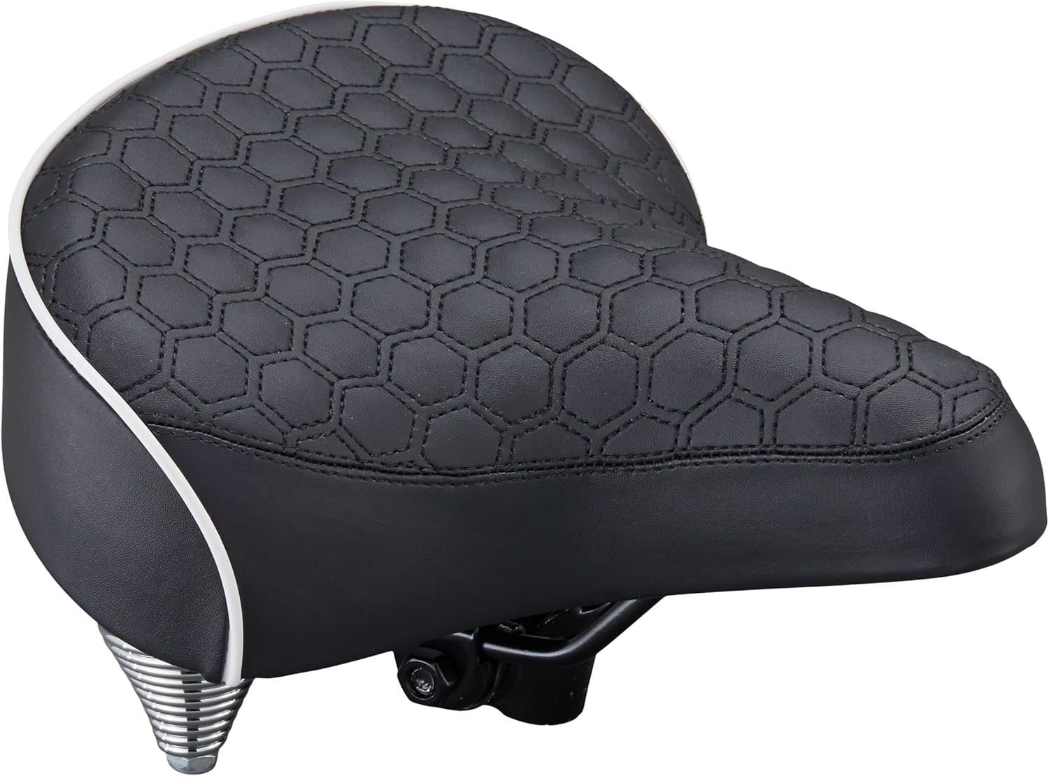 Schwinn Comfort Bike Saddle Seat, Cruiser/Quilted Black Schwinn Comfort Bike Saddle Seat, Cruiser/Quilted Black