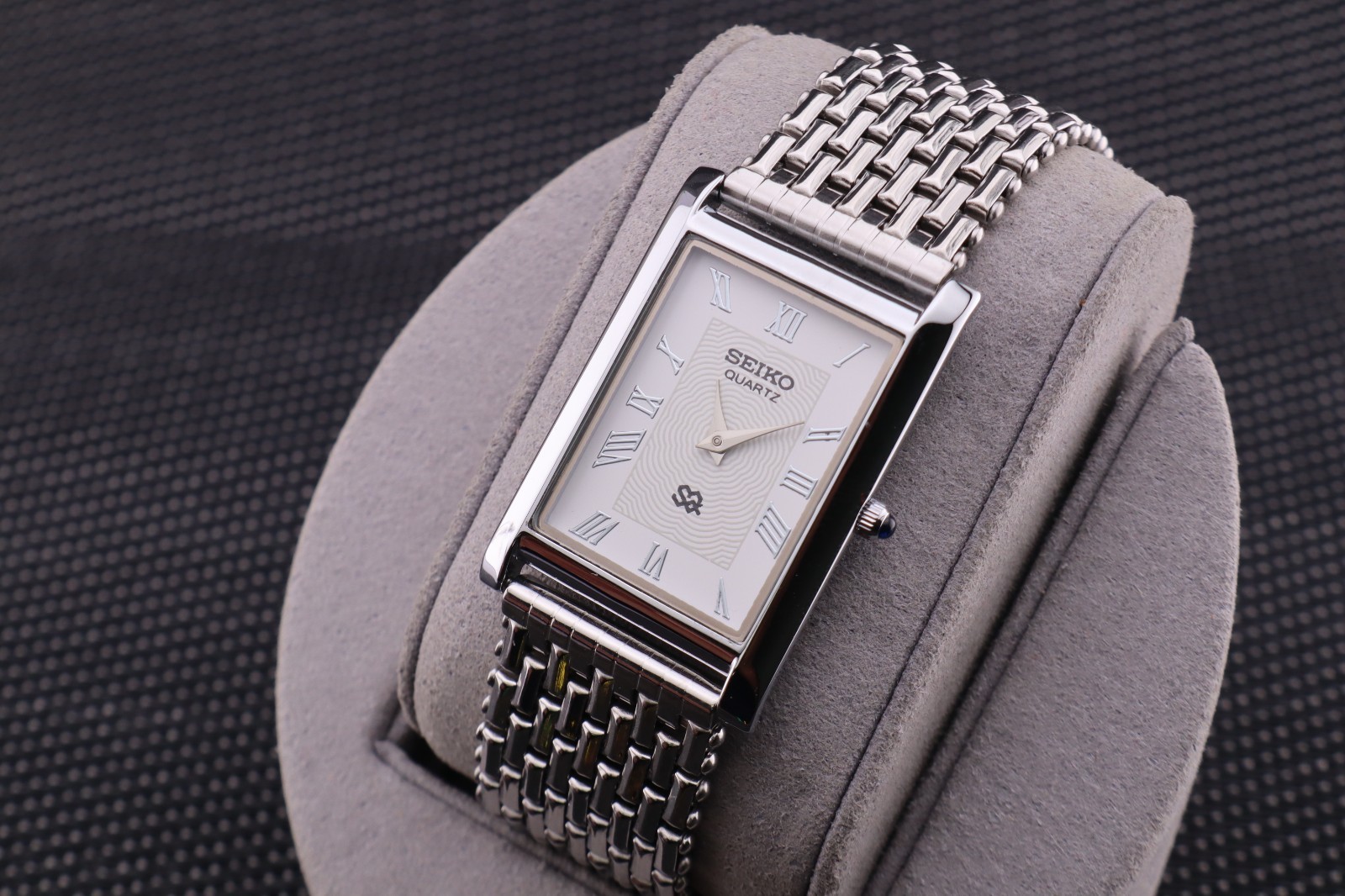 Vintage Refurbished Seiko Slim Tank Watch Japan Quartz Men’s Wristwatch  Watch