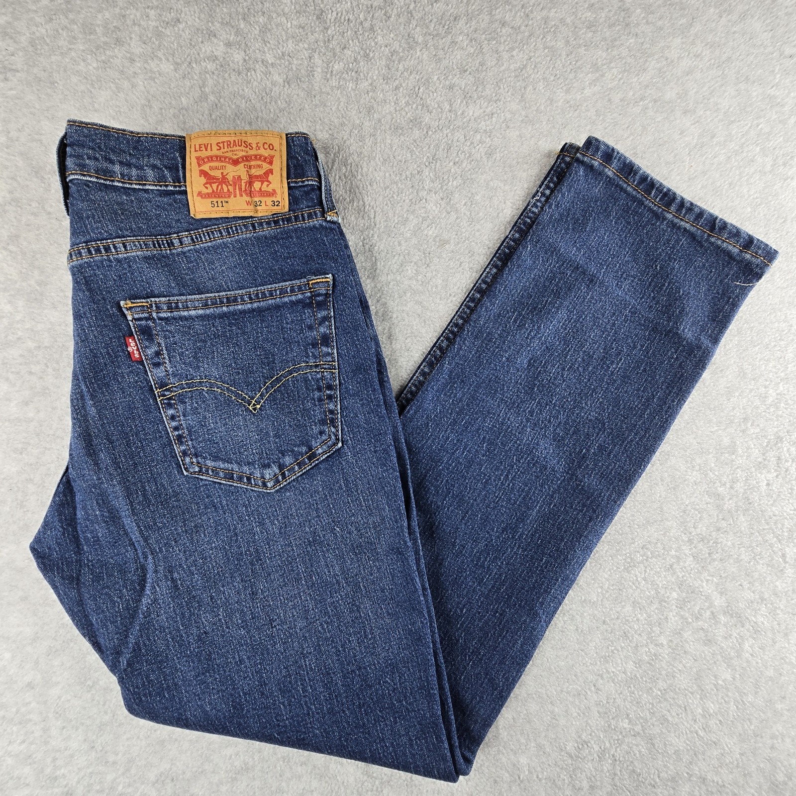 Levi\'s 511 Men\'s Slim Stretch Jeans 32x32 Blue New Levi\'s 511 Men\'s Slim Stretch Jeans 32x32 Blue New