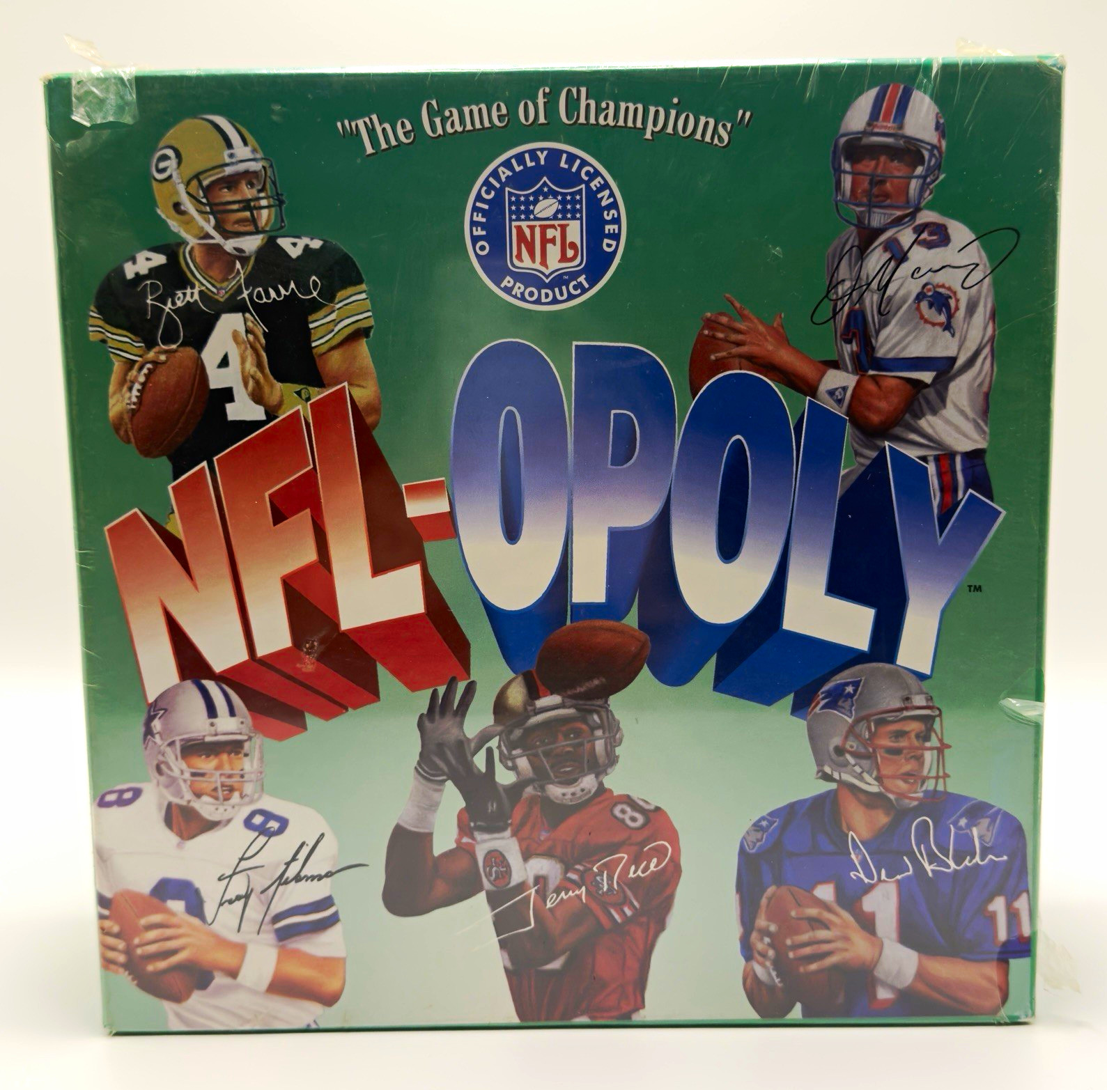 TDC Games NFL-OPOLY NFL Board Game Vintage 1994, 2-6 Players, Ages 8+