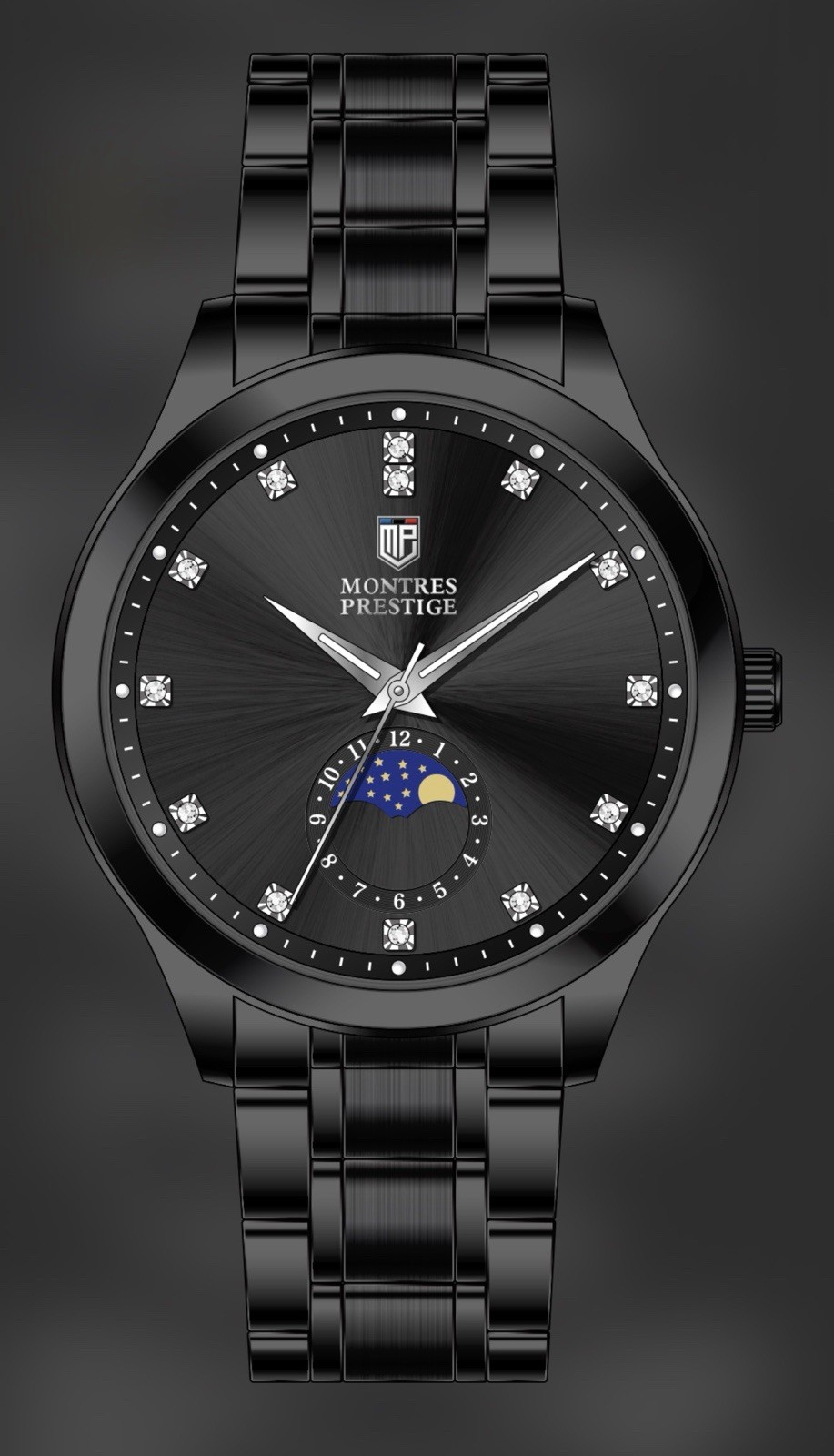 MPW-0371 Invicta Montres Prestige Men 42mm Black MG68 Quartz MPW-0371 Invicta Montres Prestige Men 42mm Black MG68 Quartz