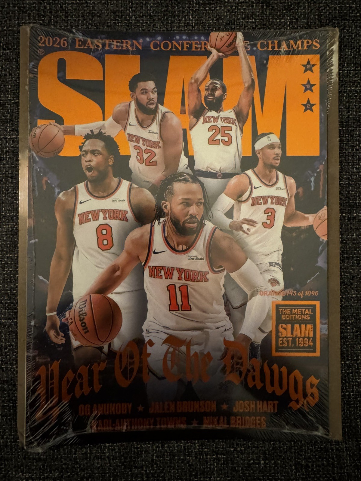 SLAM 262: NEW YORK KNICKS MAGAZINE YEAR OF THE DAWGS ORANGE METAL SLAM 262: NEW YORK KNICKS MAGAZINE YEAR OF THE DAWGS ORANGE METAL
