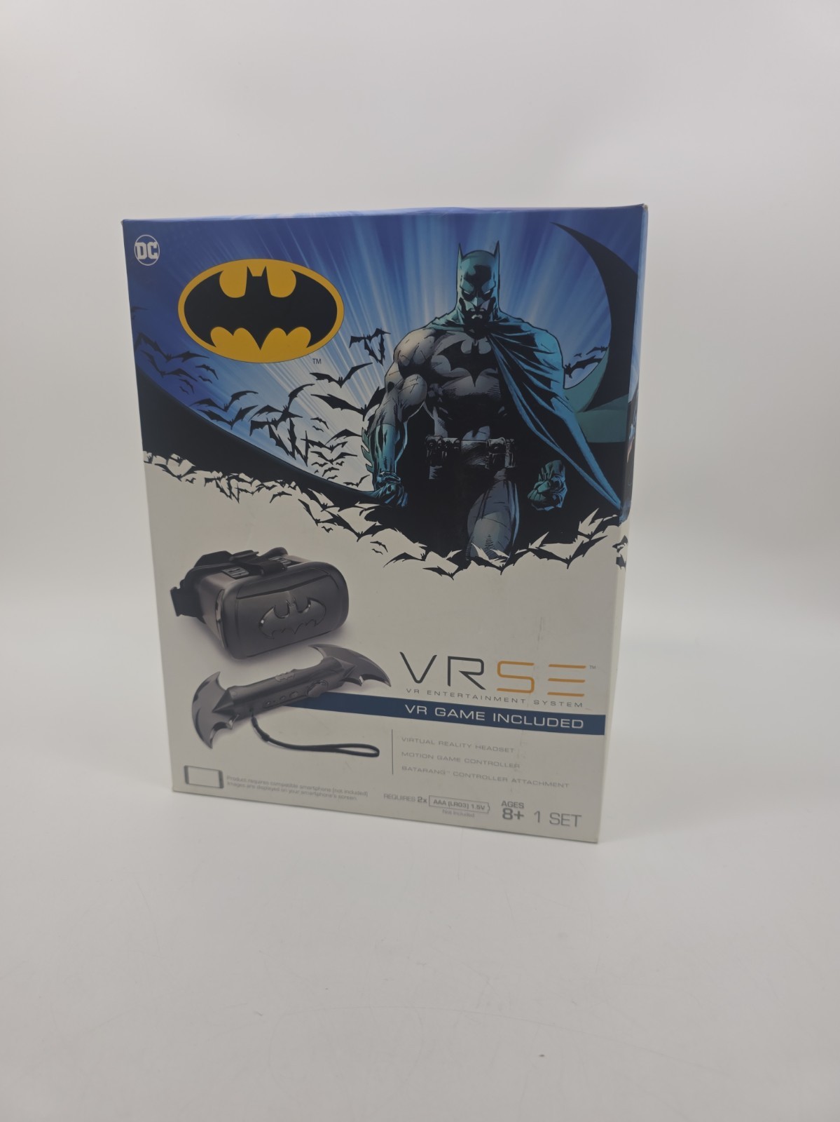 VRSE Batman Virtual Reality Headset Justice League Set For Android & iOS Sealed VRSE Batman Virtual Reality Headset Justice League Set For Android & iOS Sealed