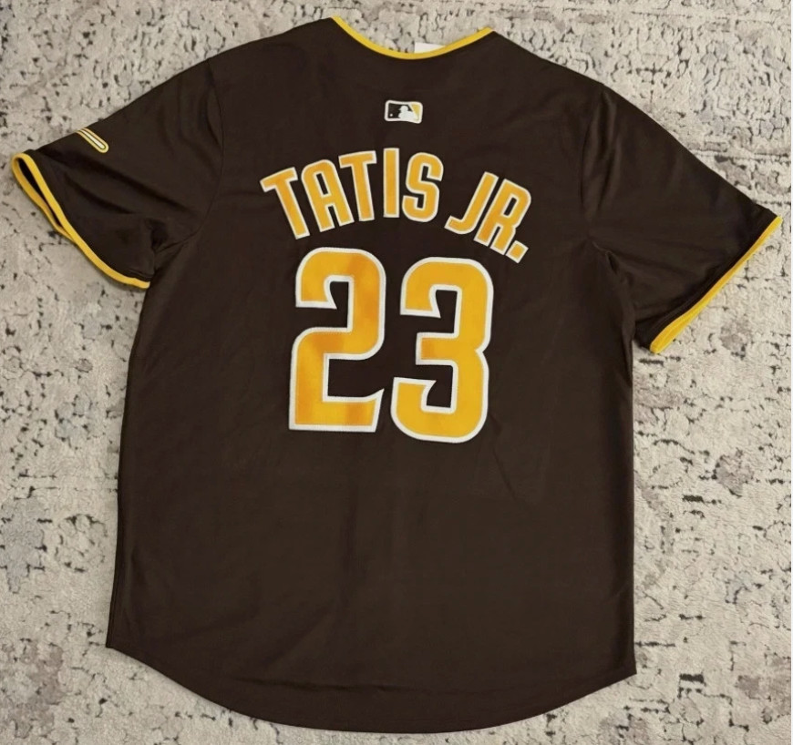 NEW San Diego Padres Fernando Tatis Jr. #23 Baseball Brown Jersey Men’s