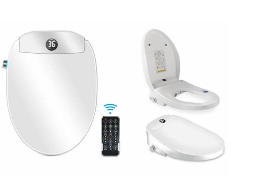 Smart Bidet Toilet Automatic Seat Heated Seat, Dryer & Remote , Self Open Smart Bidet Toilet Automatic Seat Heated Seat, Dryer & Remote , Self Open