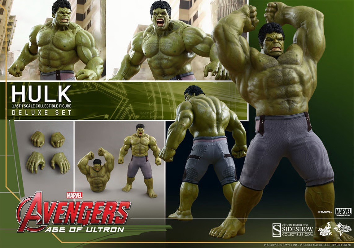Hot Toys Age of Ultron The Hulk 1/6 Scale Action Figure - MMS287 Deluxe Version