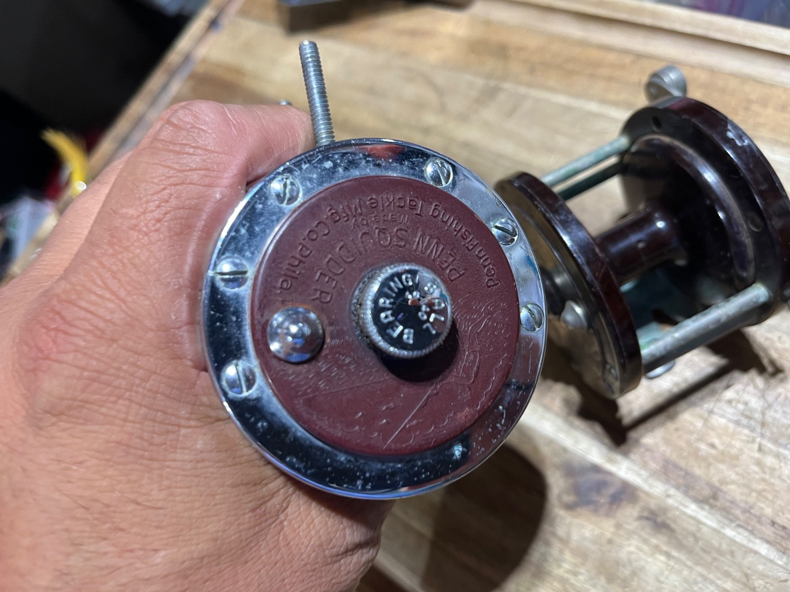 Viintage Penn Squidder fishing reel and 78 (28577)
