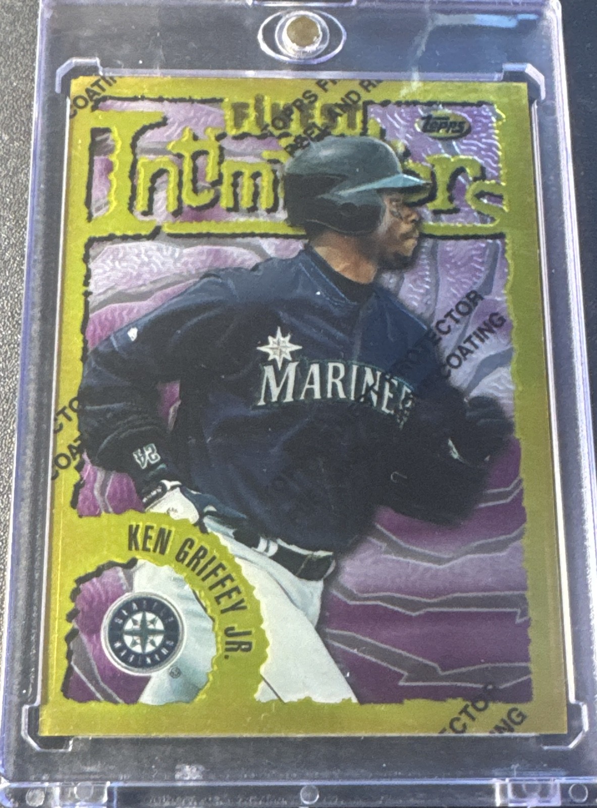 1996 Topps Finest - Ken Griffey Jr #135 Gold Rare SSP 1996 Topps Finest - Ken Griffey Jr #135 Gold Rare SSP