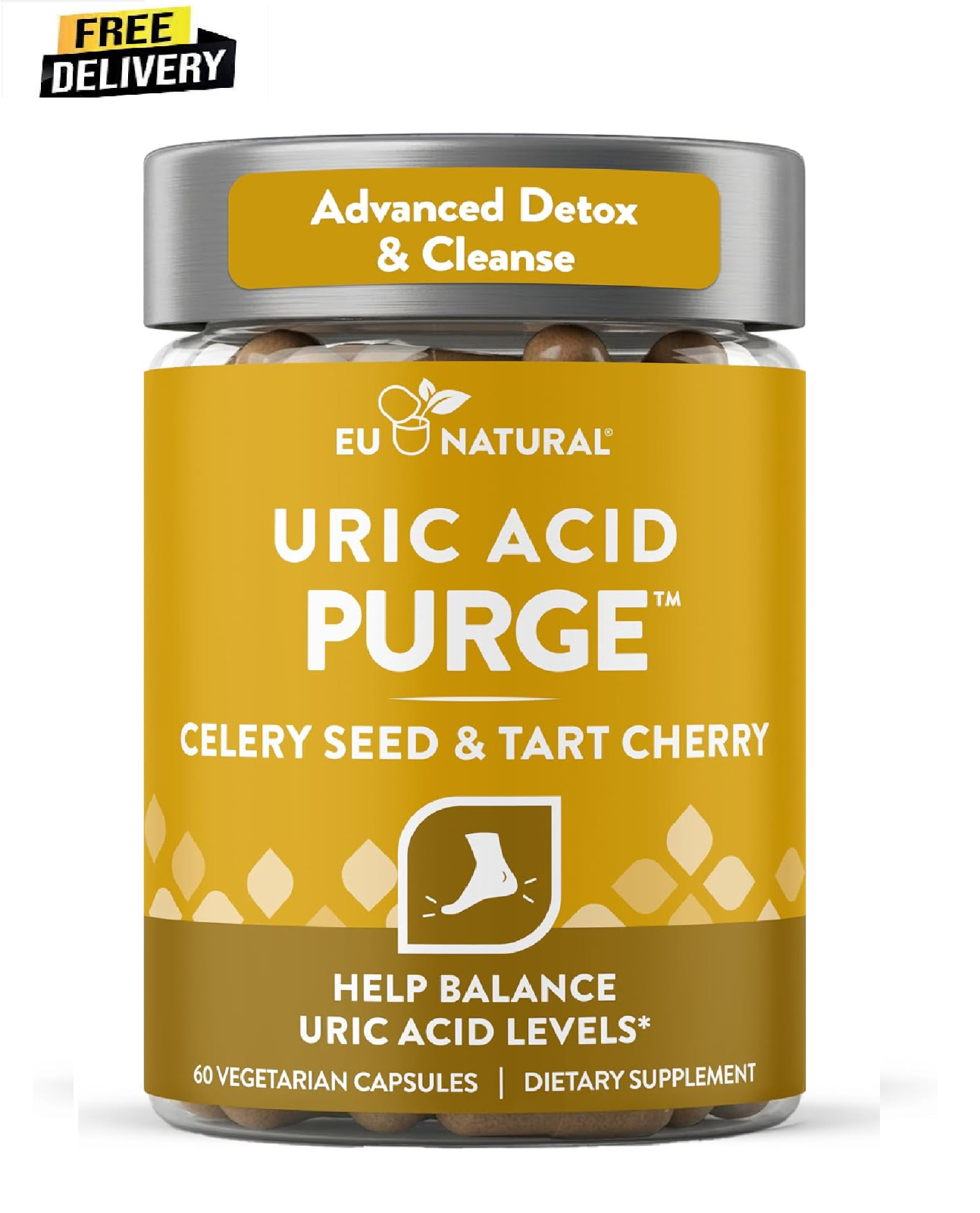 Eu Natural Purge Uric Acid Flush - Eat & Drink What You Want - Uric Acid Support Eu Natural Purge Uric Acid Flush - Eat & Drink What You Want - Uric Acid Support
