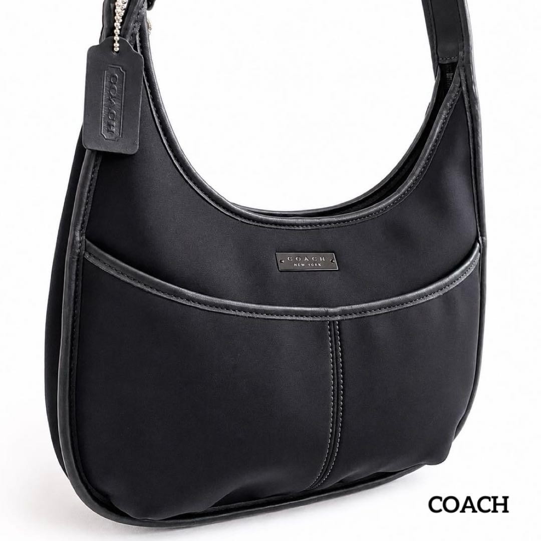 COACH Old Coach Neo Ergo 6203 One-Shoulder Bag, Black #CB